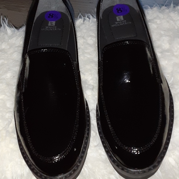 White Mountain Patent Loafers - Picture 1 of 3